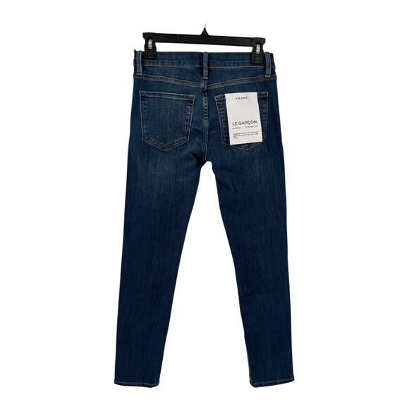 Frame Denim jeans Le garcon Straight leg denim Dublin blue size 24 - Picture 5 of 10